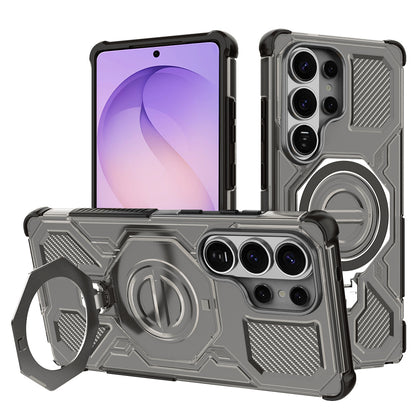 Skyddsfodral för Samsung Galaxy S26 Ultra, Techsuit, Carbon Shield Pro, Rökfärgad