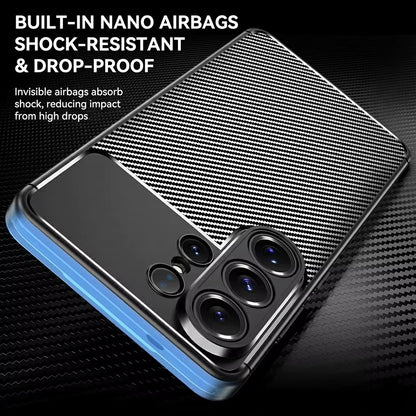 Fodral för Samsung Galaxy S26 Ultra S948, Techsuit, CarbonFiber, Svart