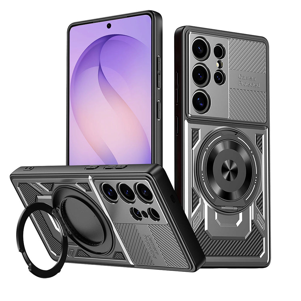 Skyddsfodral för Samsung Galaxy S26 Ultra, Techsuit, RuggedCam, Grå