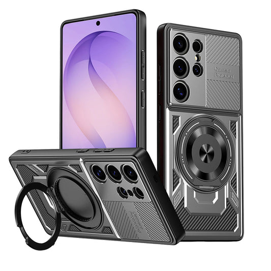 Skyddsfodral för Samsung Galaxy S26 Ultra, Techsuit, RuggedCam, Grå