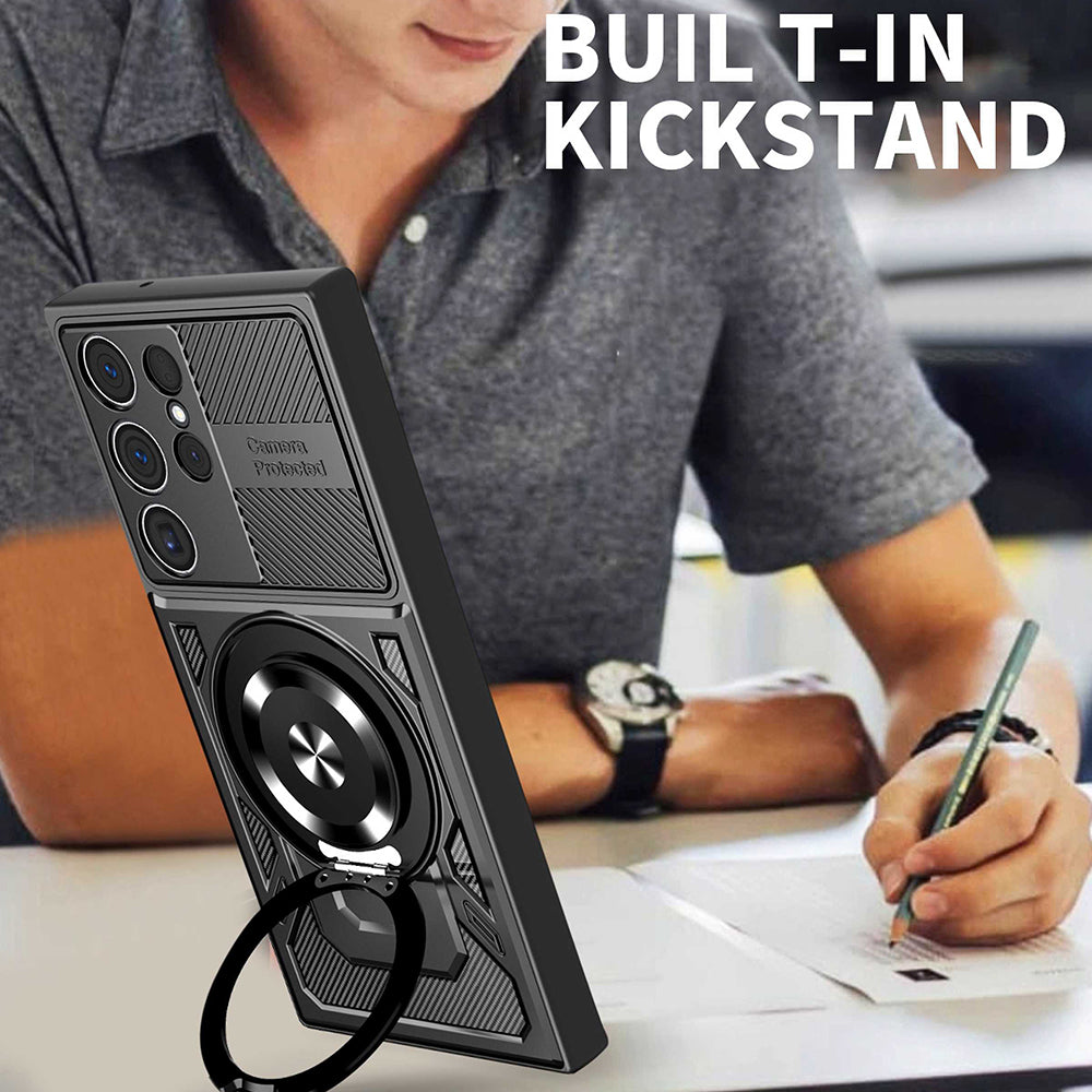 Fodral för Samsung Galaxy S26 Ultra, Techsuit, RuggedCam, Lila