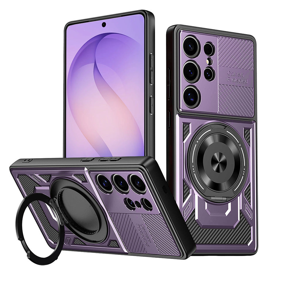 Fodral för Samsung Galaxy S26 Ultra, Techsuit, RuggedCam, Lila