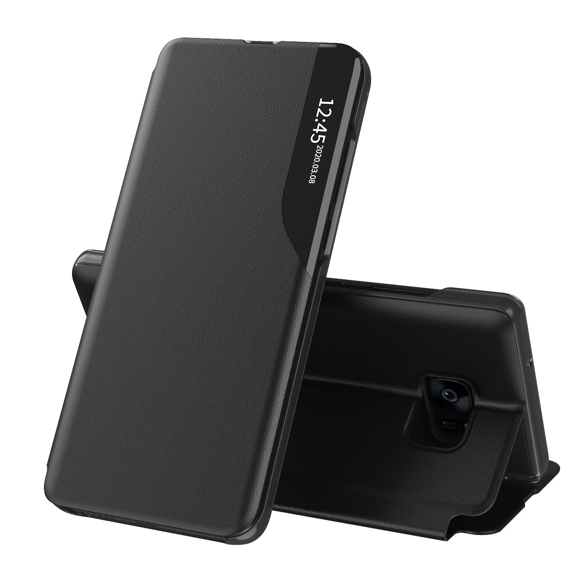 Fodral för Samsung Galaxy S7 edge G935, Techsuit, eFold, Svart