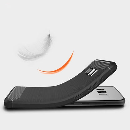 Fodral för Samsung Galaxy S8 G950, Techsuit, Kolfiber, Svart