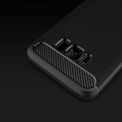 Fodral för Samsung Galaxy S8+ G955, Techsuit, Kolfiber, Svart