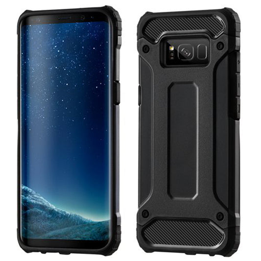 Fodral för Samsung Galaxy S8+ G955, Techsuit, Hybrid Armor, Svart