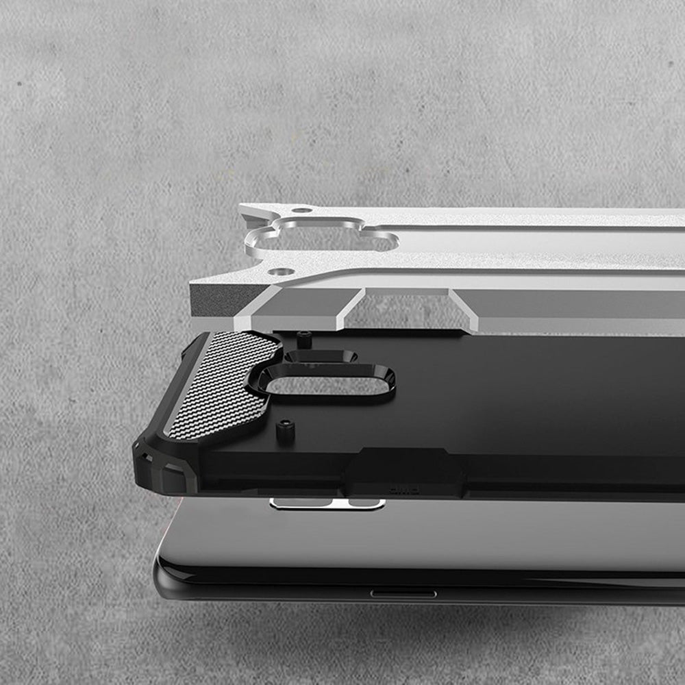 Fodral för Samsung Galaxy S9 G960, Techsuit, Hybrid Armor, Svart