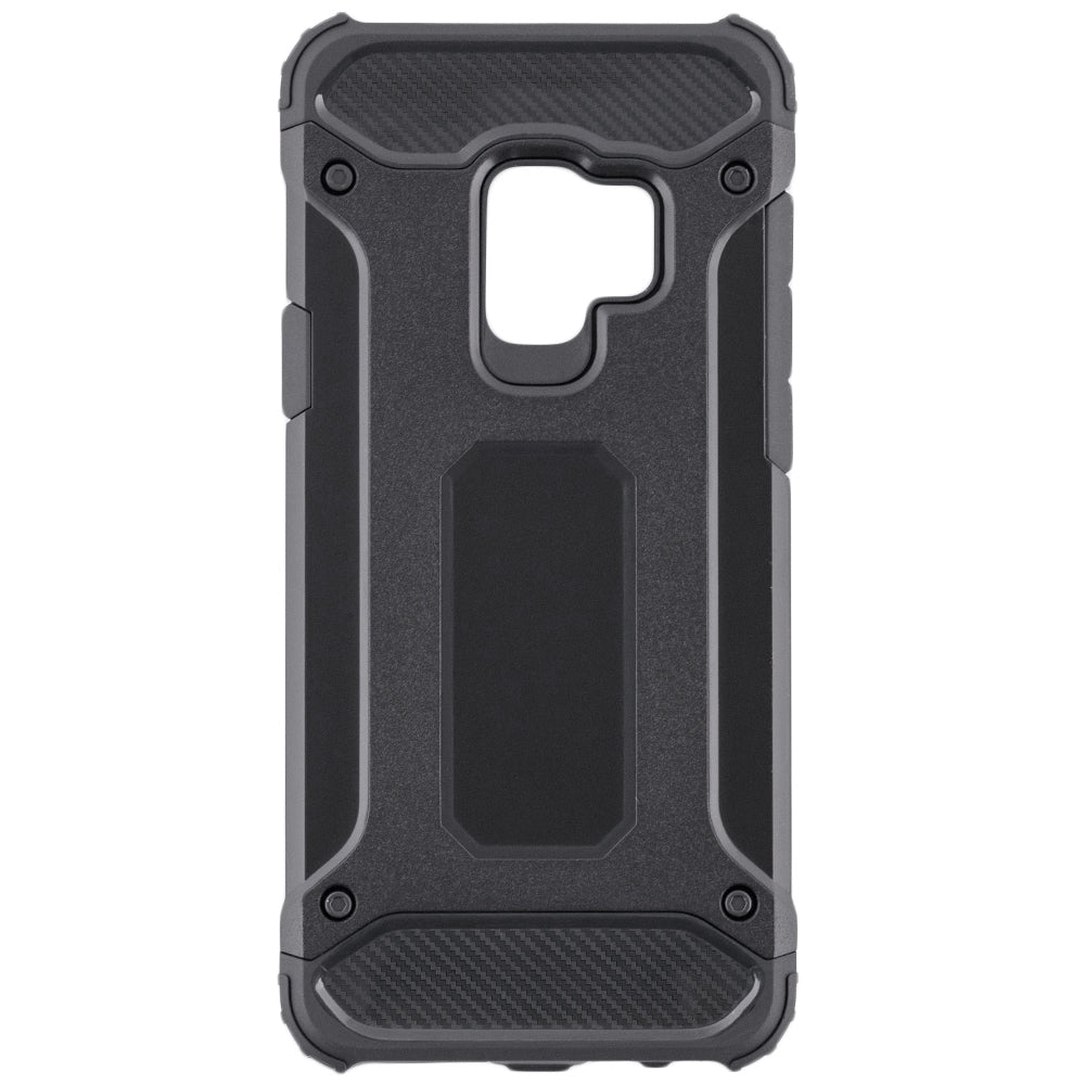 Fodral för Samsung Galaxy S9 G960, Techsuit, Hybrid Armor, Svart