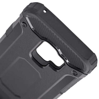 Fodral för Samsung Galaxy S9 G960, Techsuit, Hybrid Armor, Svart