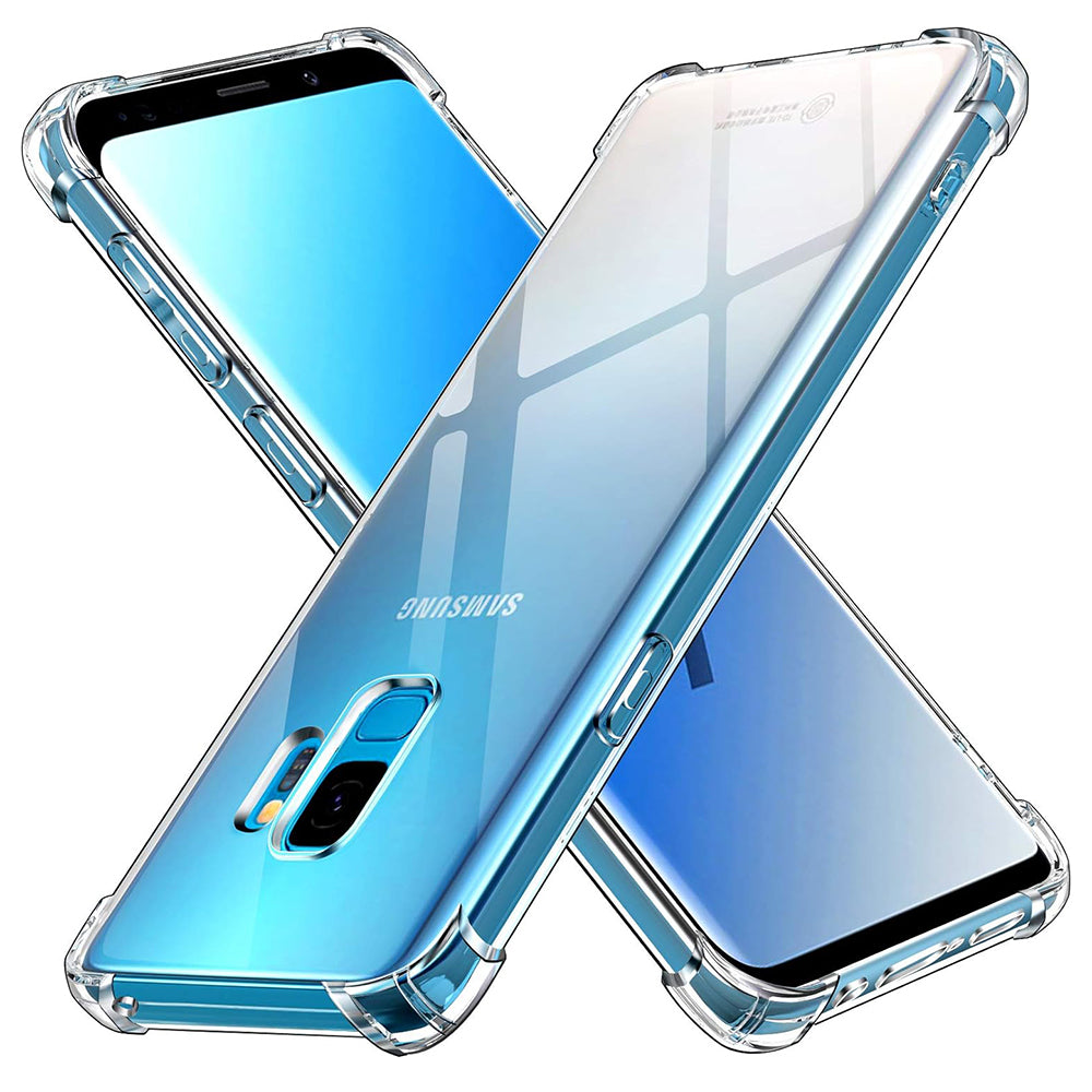 Fodral för Samsung Galaxy S9 G960, Techsuit, Stötsäker Klar, Transparent