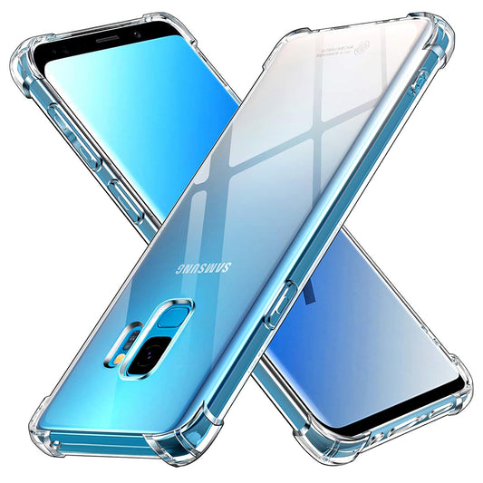 Fodral för Samsung Galaxy S9 G960, Techsuit, Stötsäker Klar, Transparent