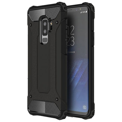 Fodral för Samsung Galaxy S9+ G965, Techsuit, Hybrid Armor, Svart