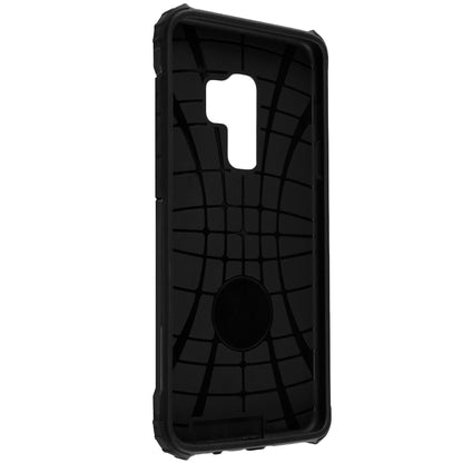 Fodral för Samsung Galaxy S9+ G965, Techsuit, Hybrid Armor, Svart