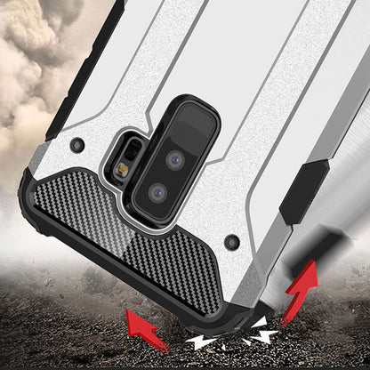 Fodral för Samsung Galaxy S9+ G965, Techsuit, Hybrid Armor, Svart