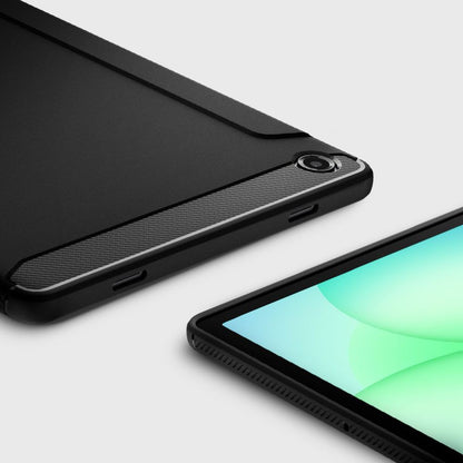 Skyddsfodral för Samsung Galaxy Tab A11+, Spigen, Rugged Armor, Mattsvart ACS10463