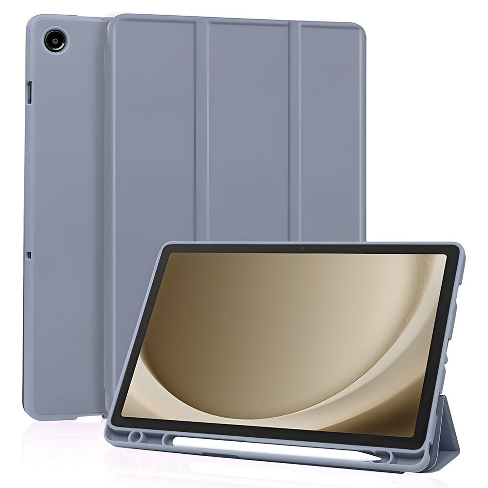 Fodral för Samsung Galaxy Tab A11+ / Tab A9+, Techsuit, Flex Trifold, Lila