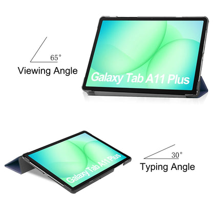 Fodral för Samsung Galaxy Tab A11+ / Tab A9+, Techsuit, FoldPro, Blå