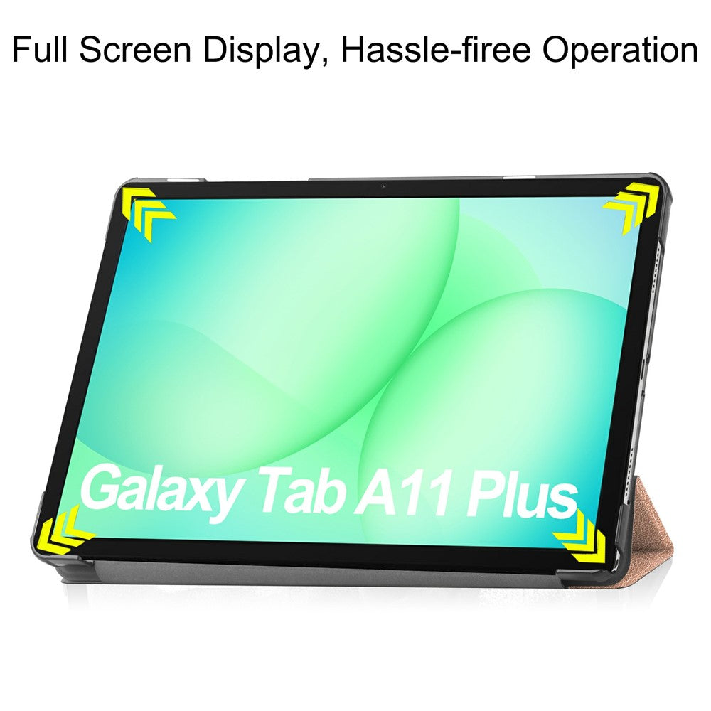 Fodral för Samsung Galaxy Tab A11+ / Tab A9+, Techsuit, FoldPro, Rosa