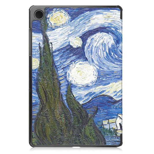 Fodral för Samsung Galaxy Tab A11+ / Tab A9+, Techsuit, FoldPro Starry Night, Flerfärgad