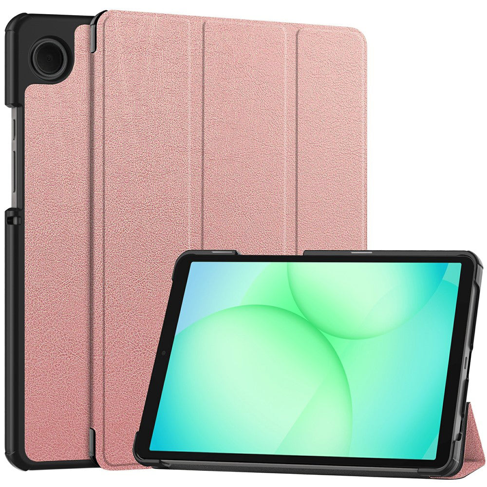 Fodral för Samsung Galaxy Tab A11 / Tab A9, Techsuit, FoldPro, Roséguld