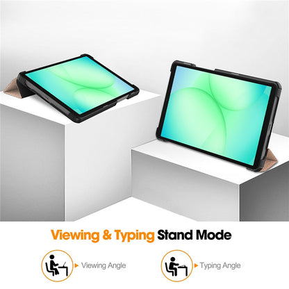 Fodral för Samsung Galaxy Tab A11 / Tab A9, Techsuit, FoldPro, Roséguld