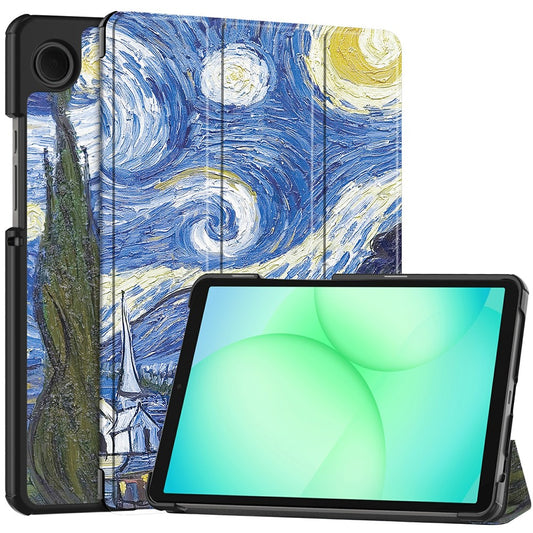 Fodral för Samsung Galaxy Tab A11 / Tab A9, Techsuit, FoldPro Starry Night Ny Modell, Flerfärgad
