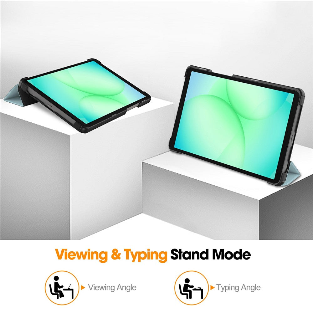 Fodral för Samsung Galaxy Tab A11 / Tab A9, Techsuit, FoldPro Unicorn Ny Modell, Flerfärgad