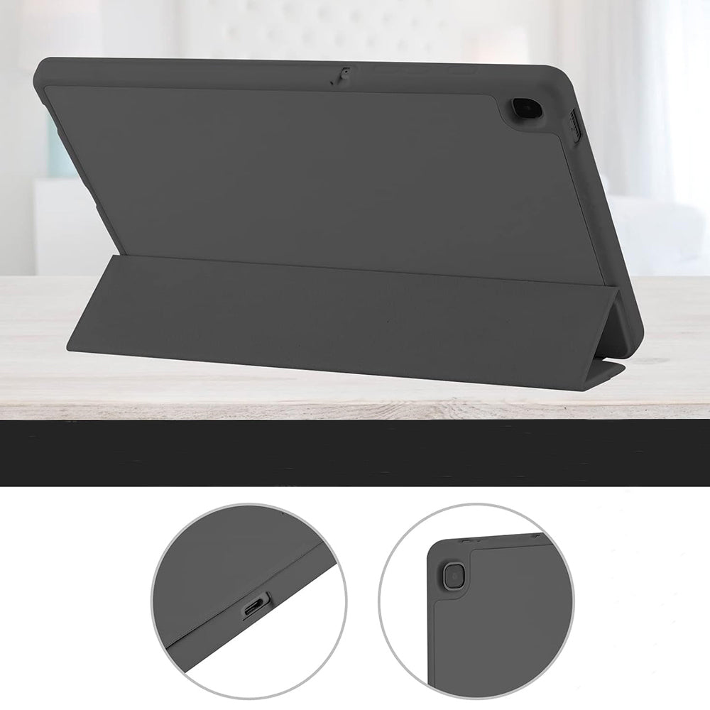 Fodral för Samsung Galaxy Tab A7 Lite, Techsuit, Flex Trifold, Svart