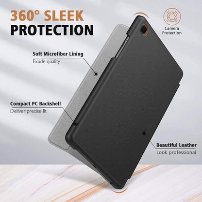 Fodral för Samsung Galaxy Tab A7 Lite, Techsuit, FoldPro, Svart