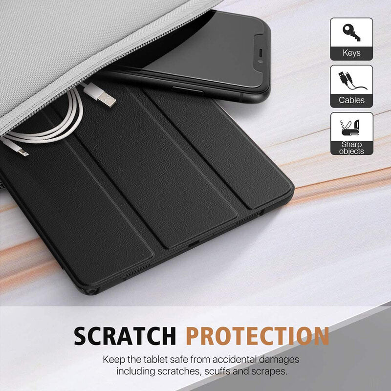 Fodral för Samsung Galaxy Tab A7 Lite, Techsuit, FoldPro, Svart