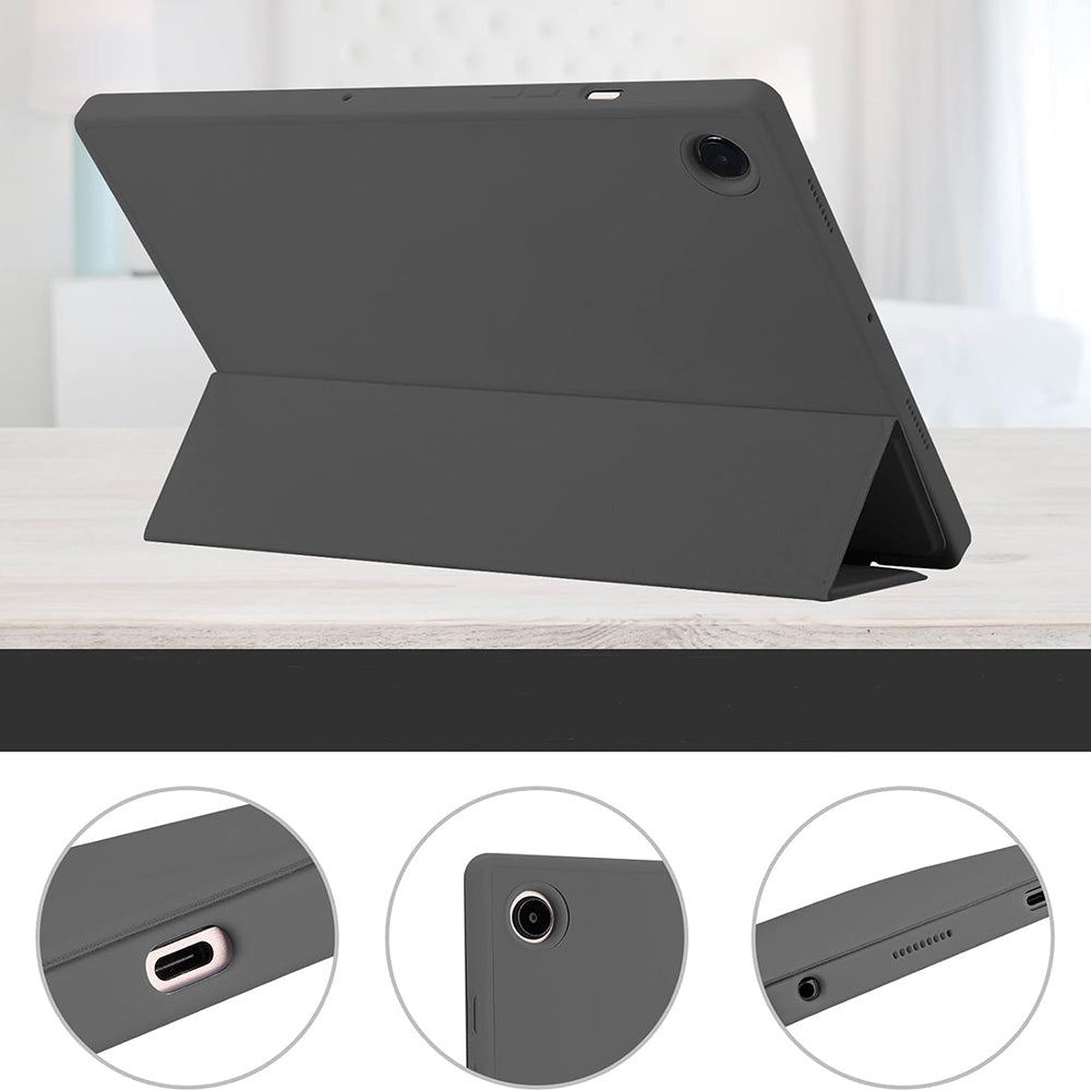Fodral för Samsung Galaxy Tab A8 10.5 (2021), Techsuit, Flex Trifold, Blå