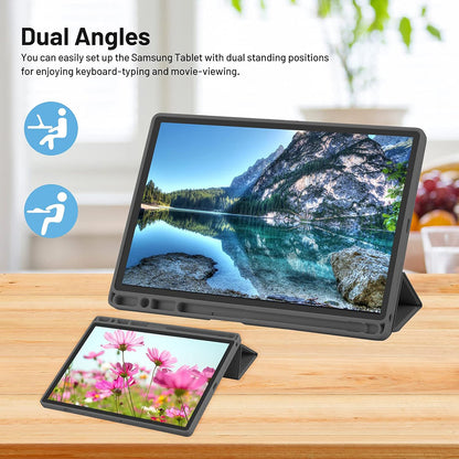 Fodral för Samsung Galaxy Tab A8 10.5 (2021), Techsuit, Flex Trifold, Blå