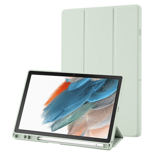 Fodral för Samsung Galaxy Tab A8 10.5 (2021), Techsuit, Flex Trifold, Grön Matcha