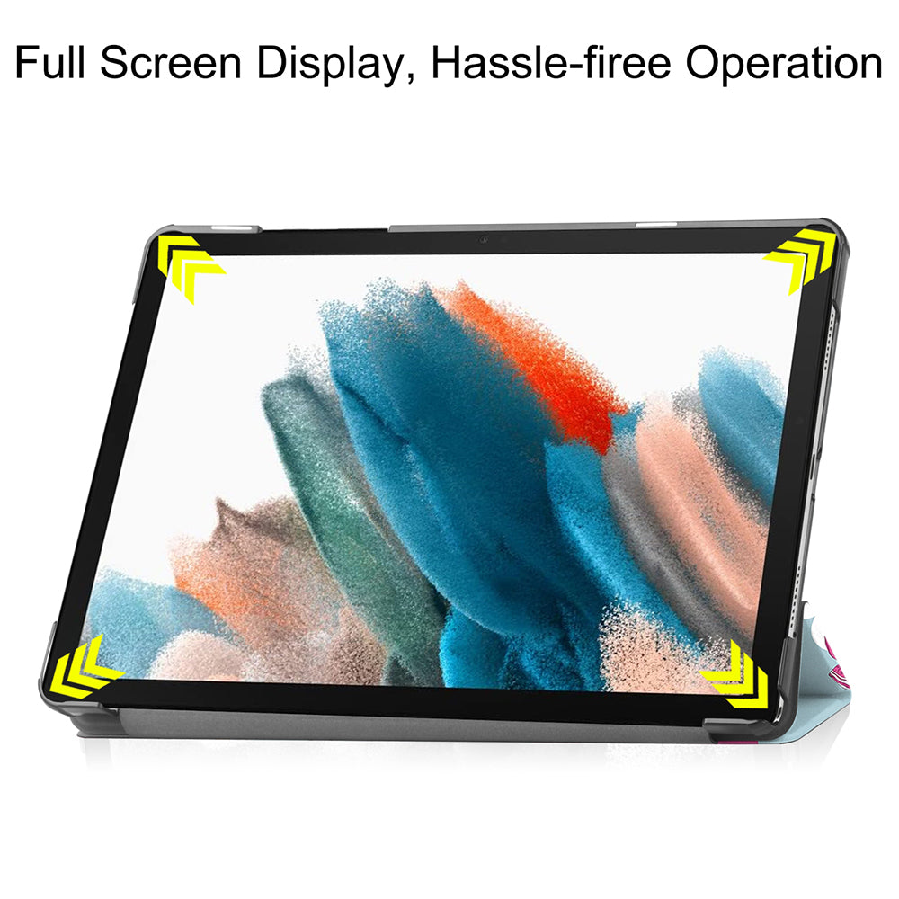 Fodral för Samsung Galaxy Tab A9+, Techsuit, FoldPro Unicorn, Flerfärgad