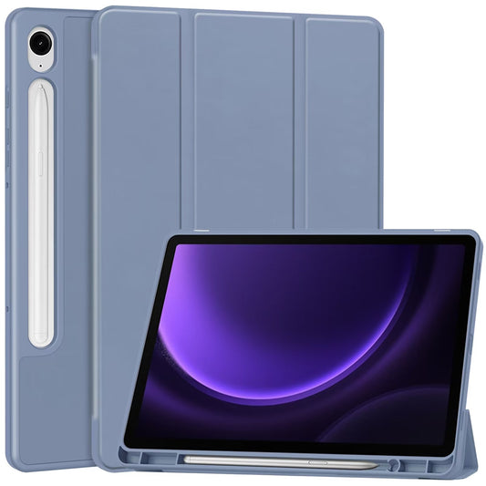 Fodral för Samsung Galaxy Tab S10 FE+, Techsuit, Flex Trifold, Lila
