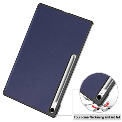 Fodral för Samsung Galaxy Tab S10 FE+, Techsuit, FoldPro, Röd