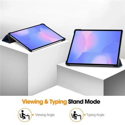 Fodral för Samsung Galaxy Tab S10 FE+, Techsuit, FoldPro, Röd