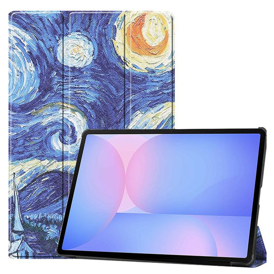 Fodral för Samsung Galaxy Tab S10 FE+, Techsuit, FoldPro Starry Night, Flerfärgad