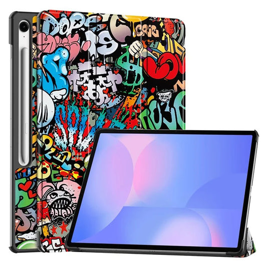 Fodral för Samsung Galaxy Tab S10 FE+, Techsuit, FoldPro Urban Vibe, Flerfärgad