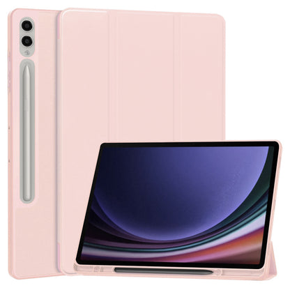 Fodral för Samsung Galaxy Tab S10+ / Tab S9+, Techsuit, Flex Trifold, Rosa
