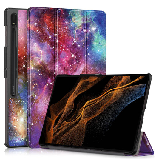 Fodral för Samsung Galaxy Tab S10 Ultra / Tab S9 Ultra / Tab S8 Ultra, Techsuit, FoldPro Galaxy, Flerfärgad