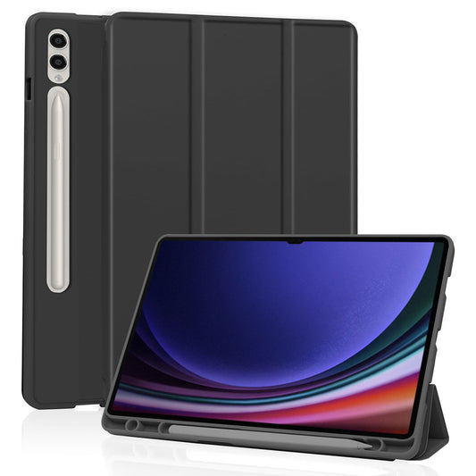 Fodral för Samsung Galaxy Tab S10 Ultra / Tab S9 Ultra, Techsuit, Flex Trifold, Svart