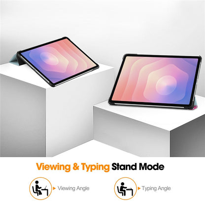 Fodral för Samsung Galaxy Tab S11, Techsuit, FoldPro Unicorn, Flerfärgad