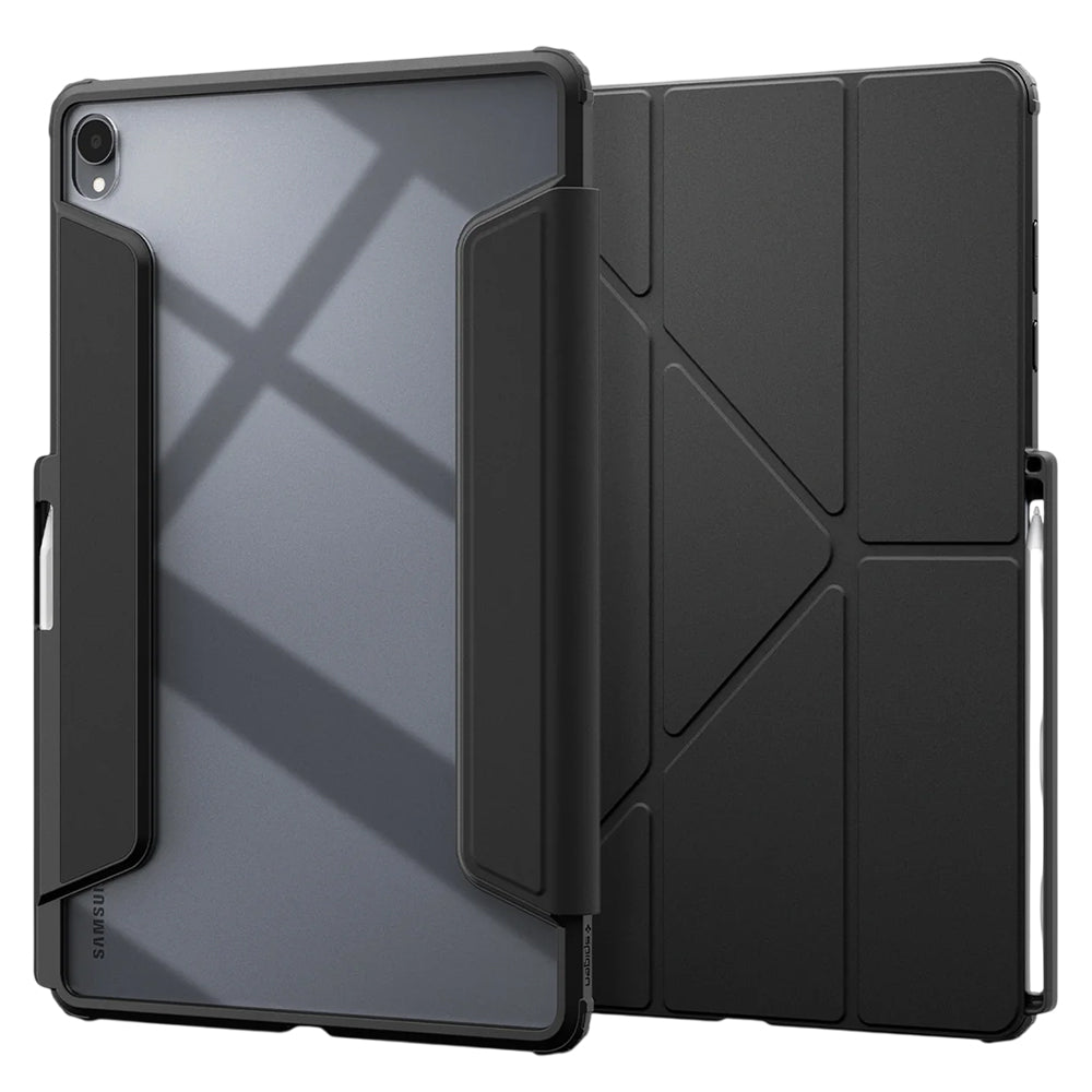 Fodral för Samsung Galaxy Tab S12 Plus, Spigen, Air Skin Pro, svart ACS11823