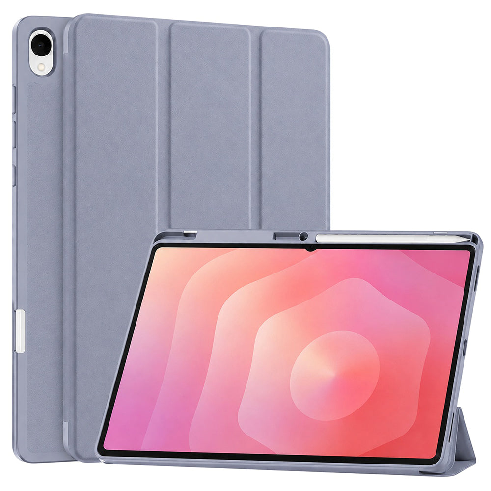 Fodral för Samsung Galaxy Tab S12 Plus, Techsuit, Flex Trifold, Lila
