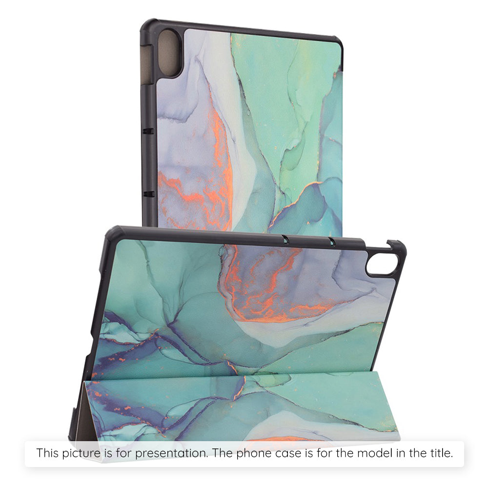 Fodral för Samsung Galaxy Tab S12 Plus, Techsuit, FoldPro Green Time, Flerfärgad