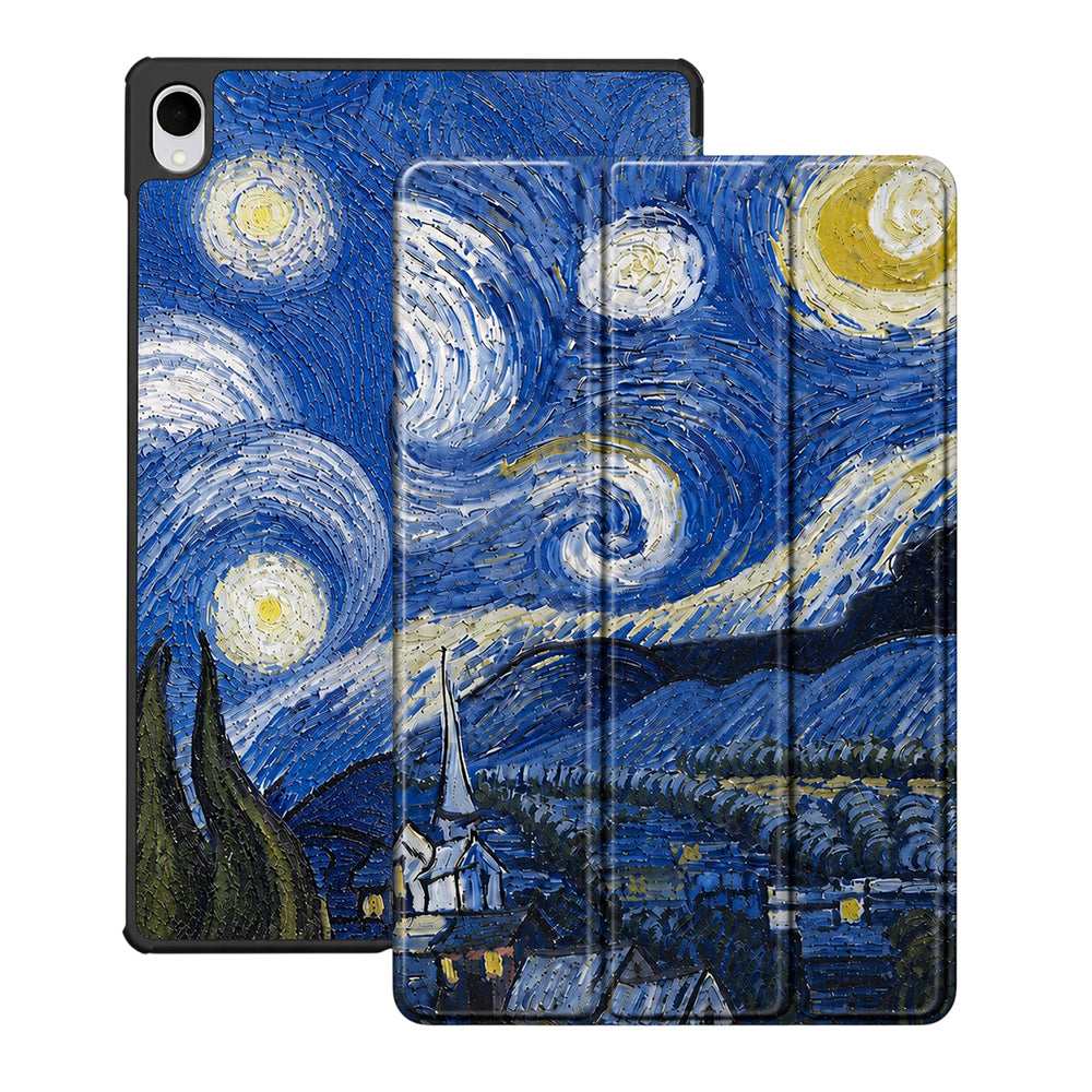 Fodral för Samsung Galaxy Tab S12 Plus, Techsuit, FoldPro Starry Night, Flerfärgad