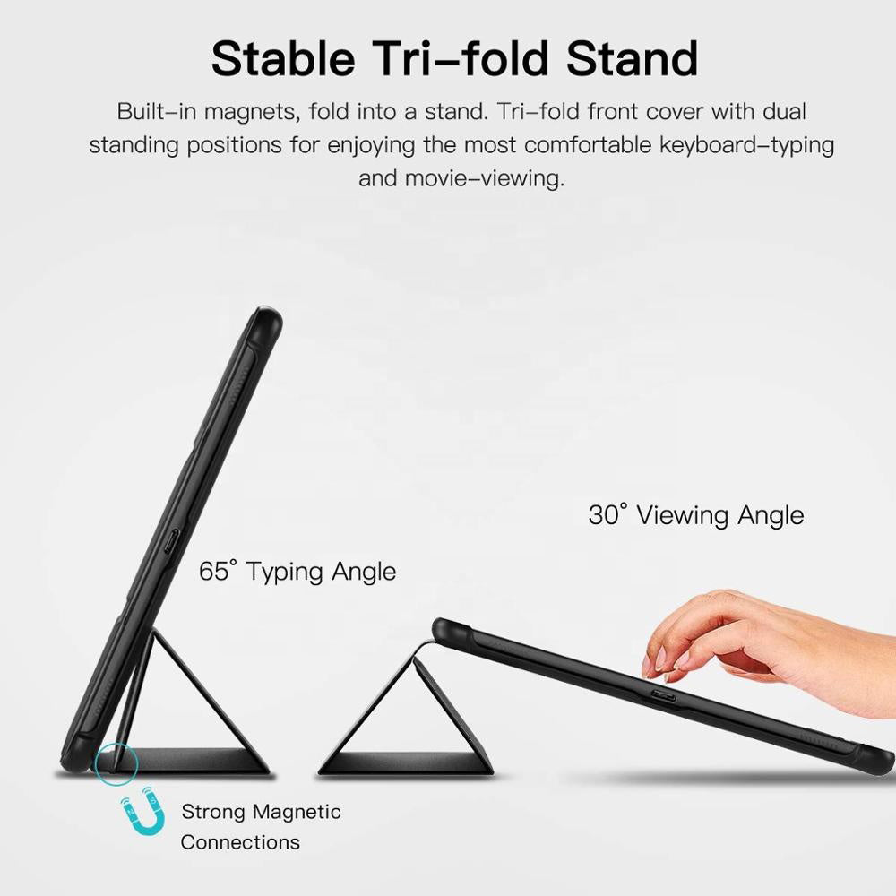 Fodral för Samsung Galaxy Tab S5e, Techsuit, FoldPro, Svart