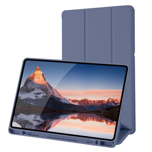 Fodral för Samsung Galaxy Tab S6 Lite (2024) / Tab S6 Lite (2022) / Tab S6 Lite (2020), Techsuit, Flex Trifold, Lila