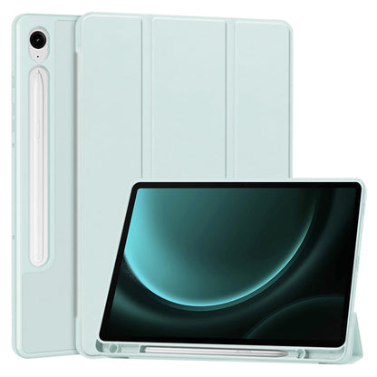 Fodral för Samsung Galaxy Tab S9 FE / Tab S9 / Tab S10 FE, Techsuit, Flex Trifold, Blå